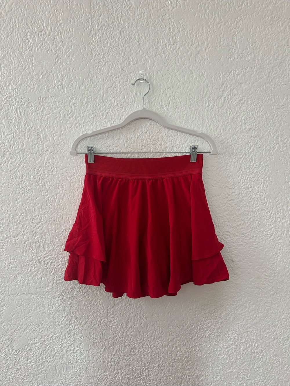 lululemon athletica Red Tiered Skater Skirt